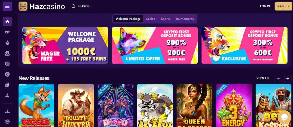 haz casino bonus