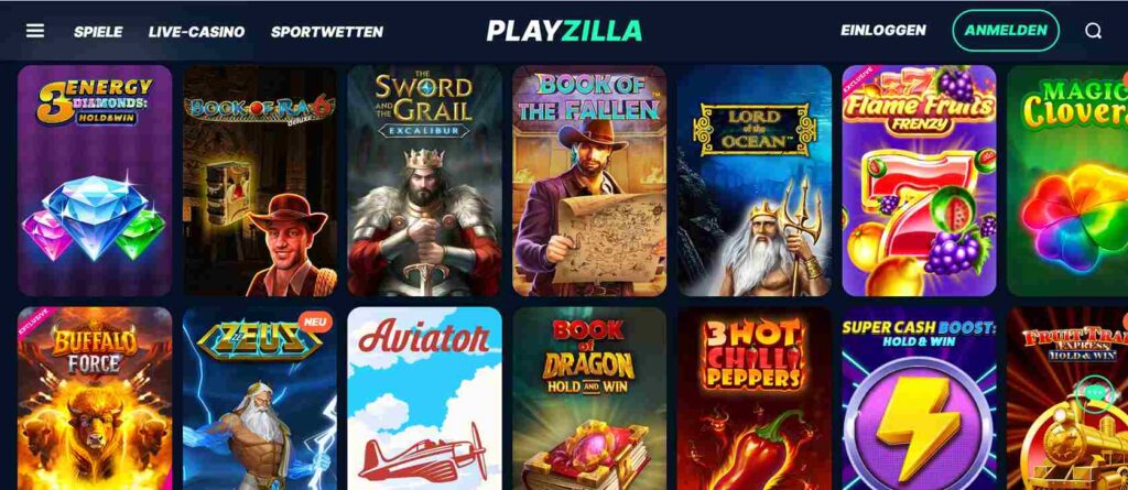 playzilla casino games