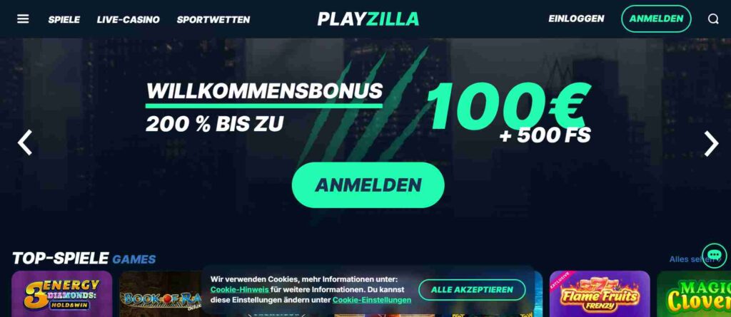playzilla casino wilkommensbonus